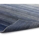 Lagos 120 X 96 inch Blue Indoor Hand-Loomed Rug, Hand-Loomed